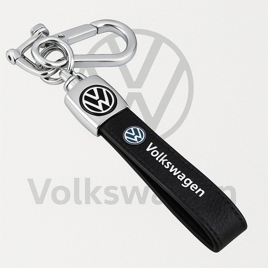 Volkswagen Schlüsselanhänger Leder