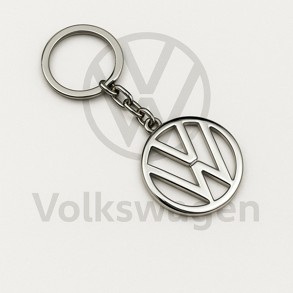 VW Schlüsselanhänger Silber